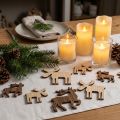 Mélange de rennes à parsemer marron, naturel 3cm – 5cm 72 pcs | Floristik24.be