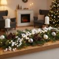 Guirlande boules de neige L75cm blanc | Floristik24.be