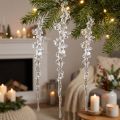 Décoration d'hiver décoration de glaçons cintre clair 25cm 3 pièces | Floristik24.be