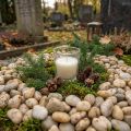 Galets de rivière crème naturelle 3-5cm 1kg | Floristik24.be