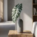 Flèche artificielle feuille plante artificielle alocasia déco vert 74cm | Floristik24.be
