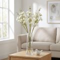 Branches de fleurs de cerisier Fleurs de cerisier artificielles blanches 75cm 3pcs | Floristik24.be