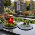 Sous-verres ronds en ardoise naturelle noir Ø10cm 6 pcs | Floristik24.be