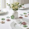 Décoration de table fleurs en bois décoration de table colorée 2 motifs Ø3cm 24 pcs | Floristik24.be