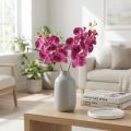 Orchidée flammée artificielle Phalaenopsis violette 72cm | Floristik24.be