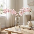Orchidées Artificielles Fleurs Artificielles Rose Clair Real Touch 58cm 2pcs | Floristik24.be