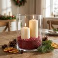 Granulés décoratifs rouges, pierres décoratives 2-3 mm, 2 kg | Floristik24.be