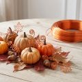 Fil de fer en aluminium orange, Ø2 mm, 500 g, 60 m, pour décorations DIY | Floristik24.be