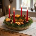 Couronne de paille, base de 35 cm, lot de 2, couronne de porte, couronne de l'Avent | Floristik24.be