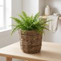 Panier décoratif en forme de vigne, idéal pour les pots de fleurs et la décoration de table. | Floristik24.be