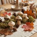 Mini champignons décoratifs en bois naturel avec écorce Ø2cm, 36 pièces | Floristik24.be