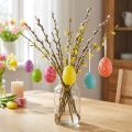 Œufs de Pâques à suspendre, couleurs assorties, 6 cm, lot de 12 | Floristik24.be
