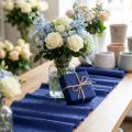 Papier crépon fleuriste bleu foncé 50x250cm | Floristik24.be