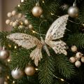 Papillon à pincer, décoration d'arbre, Avent, décoration de mariage, clip de décoration L16cm W13cm | Floristik24.be