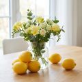 Citrons artificiels de 8 cm, décorations alimentaires factices, lot de 6 | Floristik24.be