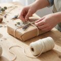 Ruban de jute cordon de jute ruban décoratif jute crème Ø3mm 200m | Floristik24.be