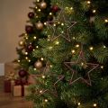 Étoiles décoratives violettes pailletées 12 cm – Lot de 12 | Floristik24.be