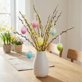 Oeufs de Pâques à suspendre oeufs en plastique colorés 4×5,5cm 10 pcs | Floristik24.be