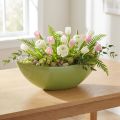 Bol décoratif vert clair 55,5cm x 14cm H17,5cm 1 pièce | Floristik24.be