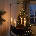 Bougeoir suspendu Bougeoir sapin noir H30,5cm | Floristik24.be