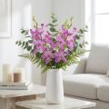 Orchidées artificielles 8 fleurs violettes Ø3,5cm–5cm 2pcs | Floristik24.be