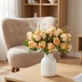 Bouquet de roses artificielles, décoration réaliste pour le salon, 31 cm, 3 pièces | Floristik24.be