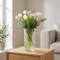 Vase en verre de haute qualité pour la décoration intérieure des maisons modernes, 24 cm | Floristik24.be