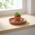 Dessous de plat, terre cuite, bol alimentaire, socle de rangement Ø8,8cm | Floristik24.be