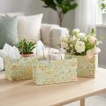 Sac cadeau avec poignées sac cadeau à motifs 24×12×12cm 6pcs | Floristik24.be
