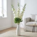 Delphinium Blanc Delphinium Artificiel Fleurs en Soie Fleurs Artificielles 3pcs | Floristik24.be