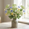 Aneth artificiel blanc 49cm 6 pcs | Floristik24.be