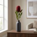 Fleur Artificielle Banksia Rouge Bordeaux Artificielle Exotiques 64cm | Floristik24.be