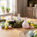 Poulets décoratifs Figurines de décoration de Pâques poussins 9,5 cm 3 pièces | Floristik24.be