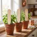 Piquets de jardin piquets de lit en bois pour herbes &amp; Co 10cm 12pcs | Floristik24.be