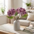 Hortensias artificiels violets, fleurs artificielles, 34 cm, 2 pièces | Floristik24.be