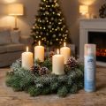 Spray neige argenté à paillettes pour fenêtres et décoration hivernale 150 ml | Floristik24.be