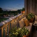 Guirlande lumineuse LED riz 40s 3m pour extérieur blanc chaud | Floristik24.be