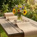 Ruban de jute naturel, 15 cm de large, 40 m de long | Floristik24.be