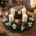 Baies miroir Ø2cm blanc mat, brillant 140 pièces | Floristik24.be