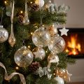 Boules de sapin de Noël, Boules de Noël transparentes Ø7.5cm 3pcs | Floristik24.be