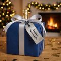 Étiquette cadeau "Bonne année" argent 8×3,5cm 50pcs | Floristik24.be