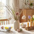 Décoration de lapin de Pâques en nid d'abeille à suspendre 7×4,5×6cm 5pcs | Floristik24.be