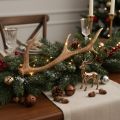 Bois de cerf artificiels décoratifs, décoration rustique pour chalet, 50 cm | Floristik24.be