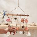 Décoration à suspendre filet de pêche maritime décoration coquillages 50x32cm | Floristik24.be
