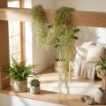 Tillandsia suspendu décoratif Tillandsia artificiel vert blanc 180cm | Floristik24.be