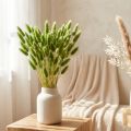 Herbe à queue de lapin herbe ornementale Lagurus vert olive L65cm 50g | Floristik24.be