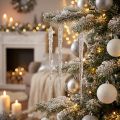 Glaçons décoratifs à suspendre pour décoration d'hiver transparent 28,5 cm 3 pièces | Floristik24.be