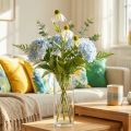 Fleur d'échinacée artificielle blanche 90cm | Floristik24.be