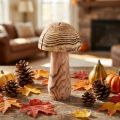 Champignon décoratif en bois de paulownia, à poser, Ø 15 cm, H 28 cm | Floristik24.be