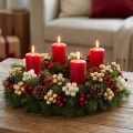 Mini boules de Noël sur fil or, crème Ø1,5cm 140 pcs | Floristik24.be